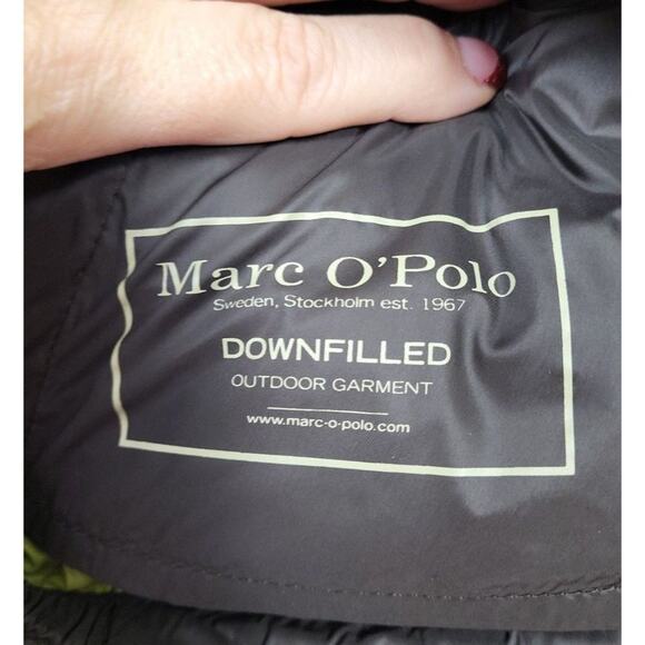 Marc O' Polo Men's S Down Filled Puffer Vest Brown Green Insulated Outdoor Layer - Picture 6 of 9